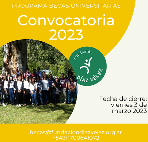 Becas Diaz Vélez para carreras Agrícolas Ganaderas Cimientos